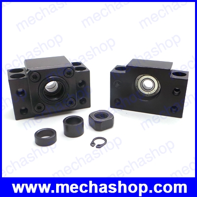 ชุดซัพพอร์ทบอลสกรู หน้า-หลัง 1 ชุด BK10 BF10 สำหรับ SFU1204 Ball Screw End Support BK/BF10