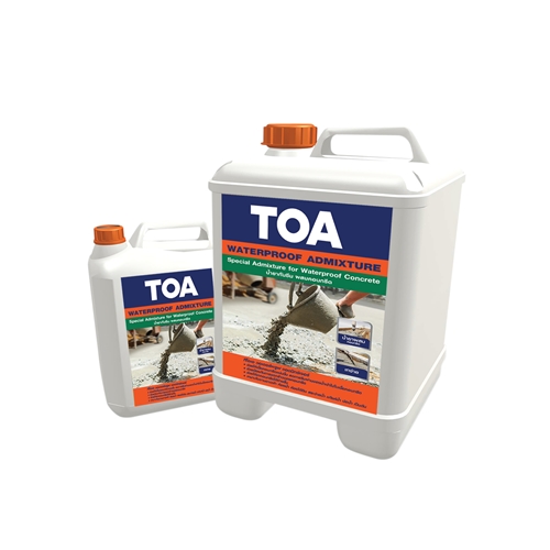 TOA Concrete Plus 211 น้ำยากันซึมผสมซีเมนต์ วอเตอร์พรูฟ แอดมิกซ์เจอร์ ทีโอเอ
