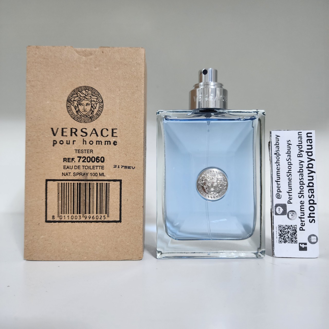 น้ำหอมแท้ Versace Pour Homme EDT 100ml กล่องเทส