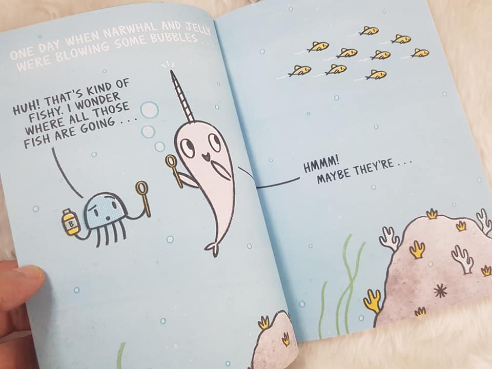 ใหม่ล่าสุด Narwhal's School of Awesomeness by Ben Clanton เล่ม 6 Paperback Comic สำหรับ 4-7ปี