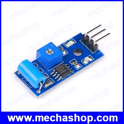 ไวเบรชั่นเซนเซอร์ เซนเซอร์วัดแรงสั่นสะเทือน SW-420 Normally Closed Vibration Sensor Module SPST-NC สำหรับ Arduino