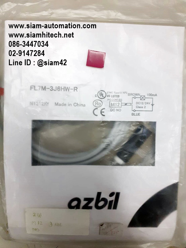 Proximity AZBIL รุ่น FL7M-3J6HW-R