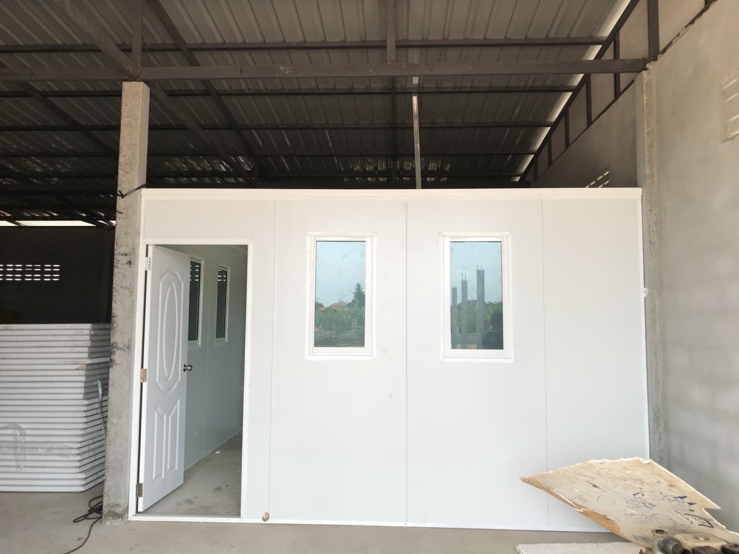 งานกั้นห้อง งานฝ้าผนังeps