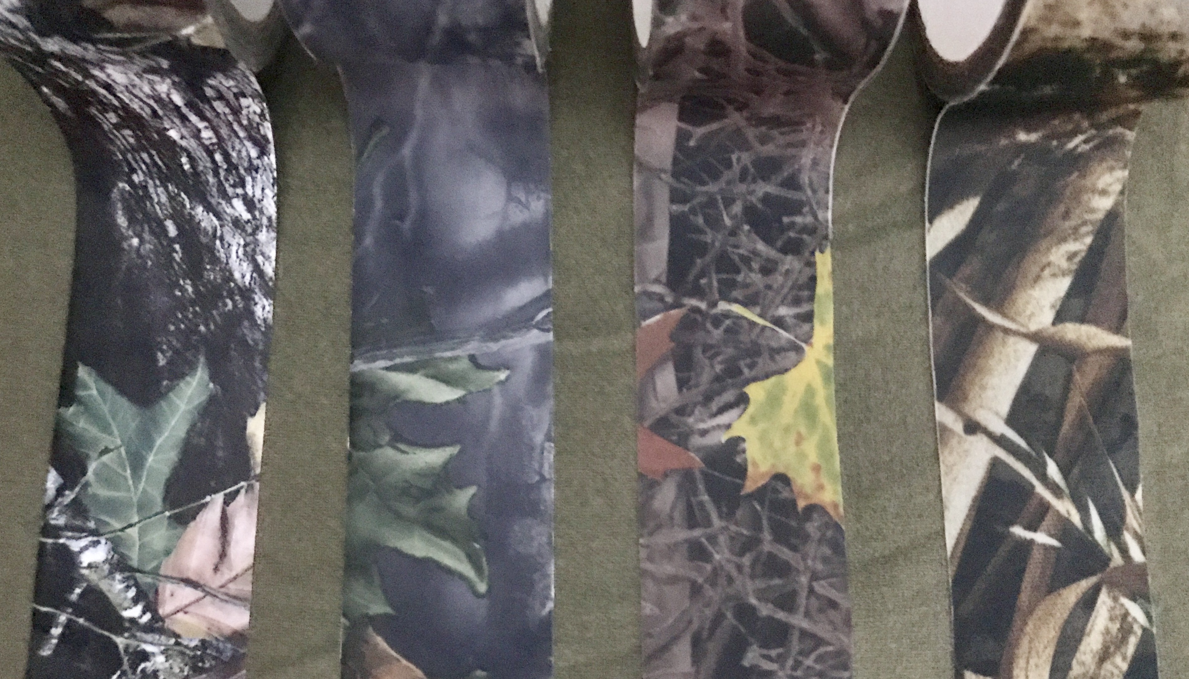 เทปพันลายพราง แบบมีกาว ชนิดกันน้ำ - camouflage tape (water proof)