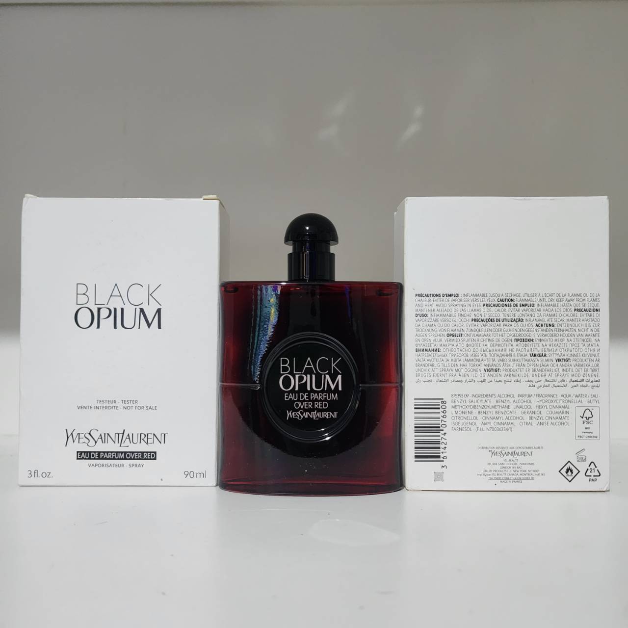 น้ำหอมแท้แบ่งขาย YSL Black Opium Over Red Eau De Parfum💕Travel Size #แบบทดลอง