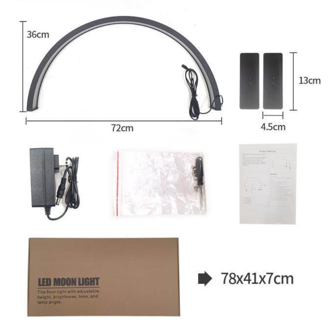 โคมไฟเสริมสวยแบบโค้ง โคมไฟตั้งโต๊ะ โคมไฟทำเล็บ ต่อขนตา 48w