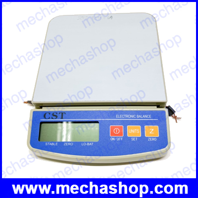 เครื่องชั่งน้ำหนักดิจิตอล ตาชั่งตั้งโต๊ะ ตาชั่งระบบอิเล็กทรอนิกส์ เครื่องชั่ง CST รุ่น FEJ ชั่งได้ 600g/0.1g, 1.5kg/0.1g, 5kg/1g จานชั่งสแตนเลส 145x145mm (ผ่านการตรวจรับรอง)