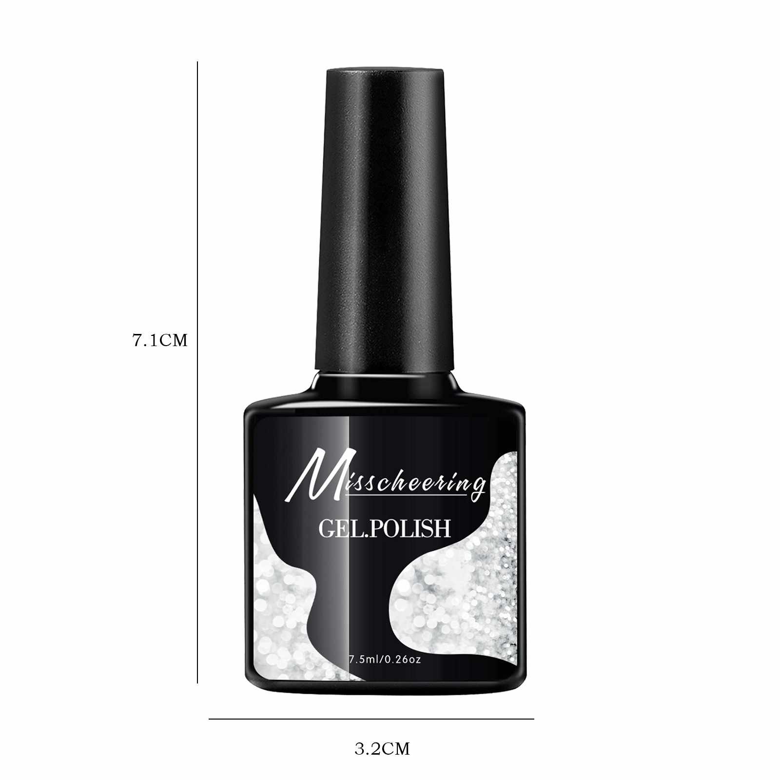 สีทาเล็บ เจลกลิตเตอร์ทาเล็บ เจลกากเพชร สีพาสเทล มีให้เลือก6สี 7.5ml