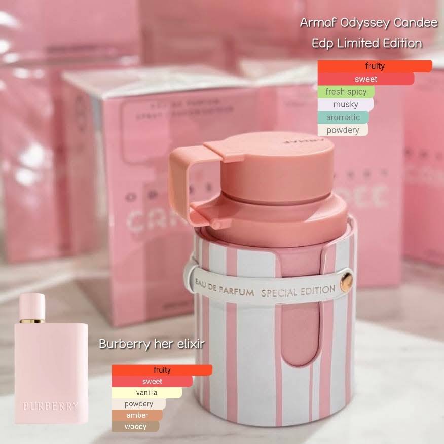 น้ำหอมแท้ Armaf Odyssey Candee Edp Limited Edition 100ml กล่องซีล คล้าย BB her elixir ในราคาเบาม๊ากกกกกก