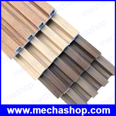 Great Wall Board ไม้เทียม ผนังไม้เทียมตกแต่งบ้าน ตกแต่งผนัง Size: 160x2900mm 24mm Raw Material: Virgin