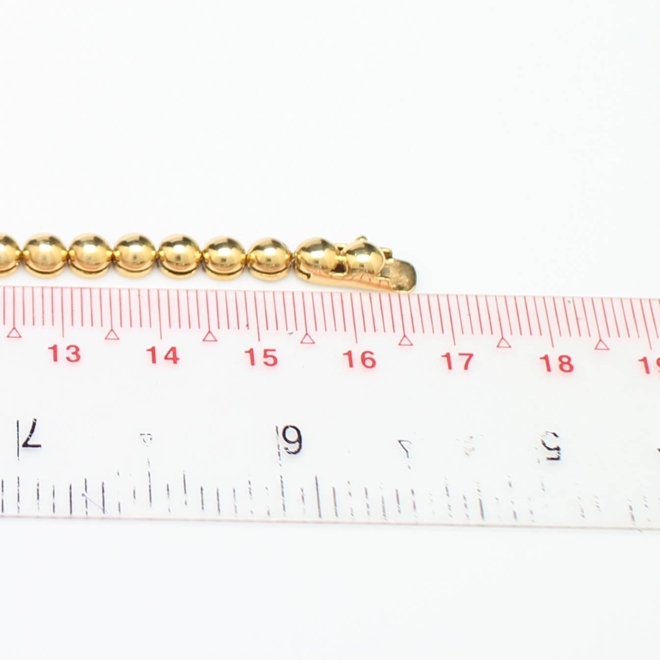 BL25111 สร้อยข้อมือเพชร เพชรแท้ 0.90 กะรัต ทองแท้ 90% นน.รวม 11.8 กรัม ยาว 16.5 ซม.