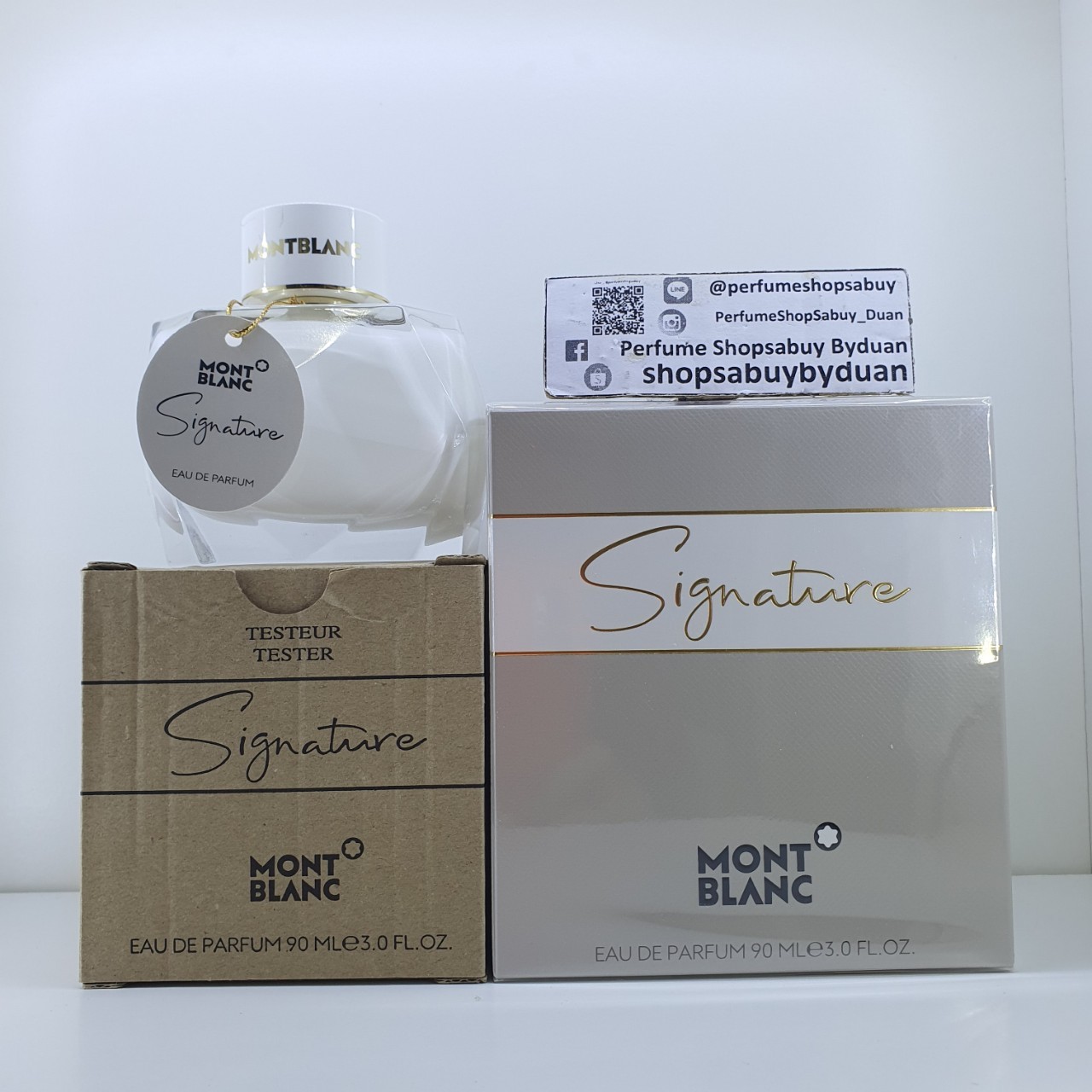 น้ำหอมแท้ MontBlanc Signature EDP 90ml กล่องซีล
