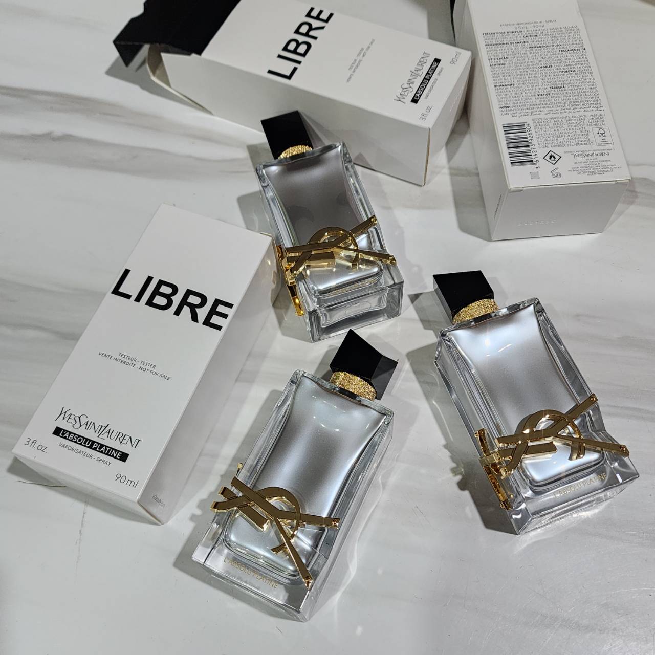 น้ำหอมแท้ YSL LIBRE L'Absolu Platine EDP 90 ml Tester