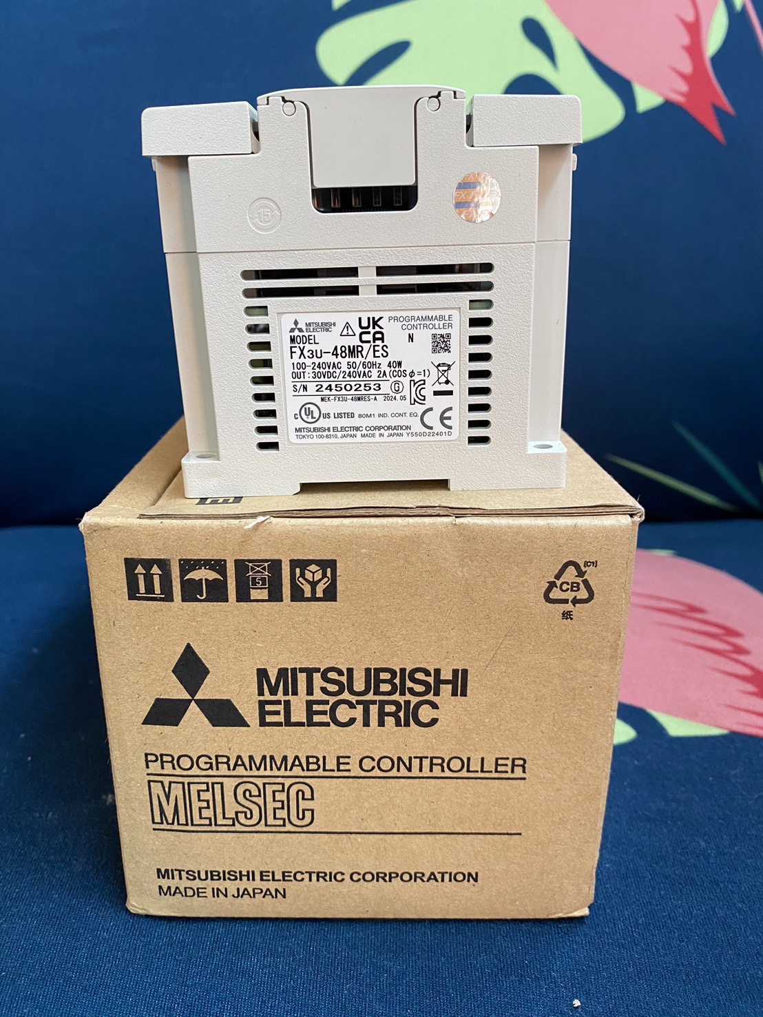 PLC MITSUBISHI รุ่น FX3U-48MR/ES สำเนา