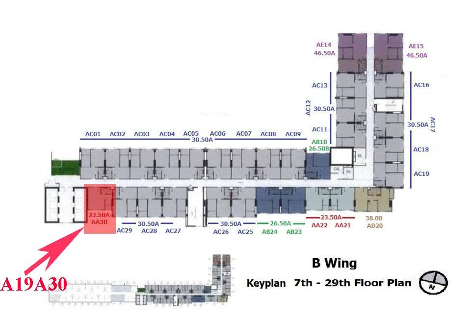 ขายดาวน์ คอนโด แอสปาย สาธร-ท่าพระ ติดบันไดรถไฟฟ้าBTSตลาดพลู ใกล้เดอะมอลล์ท่าพระ
