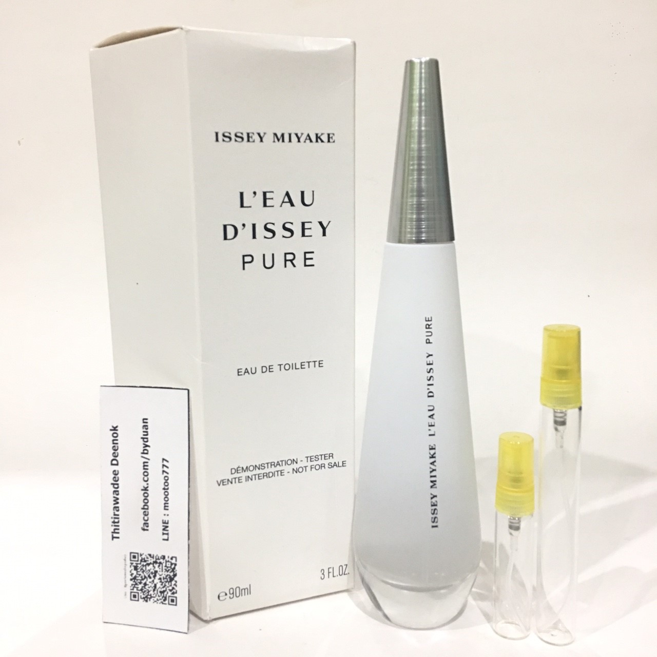 น้ำหอมแท้แบ่งขาย Issey Miyake L'Eau d'Issey Pure Eau de Toilette 💕Travel Size #แบบทดลอง