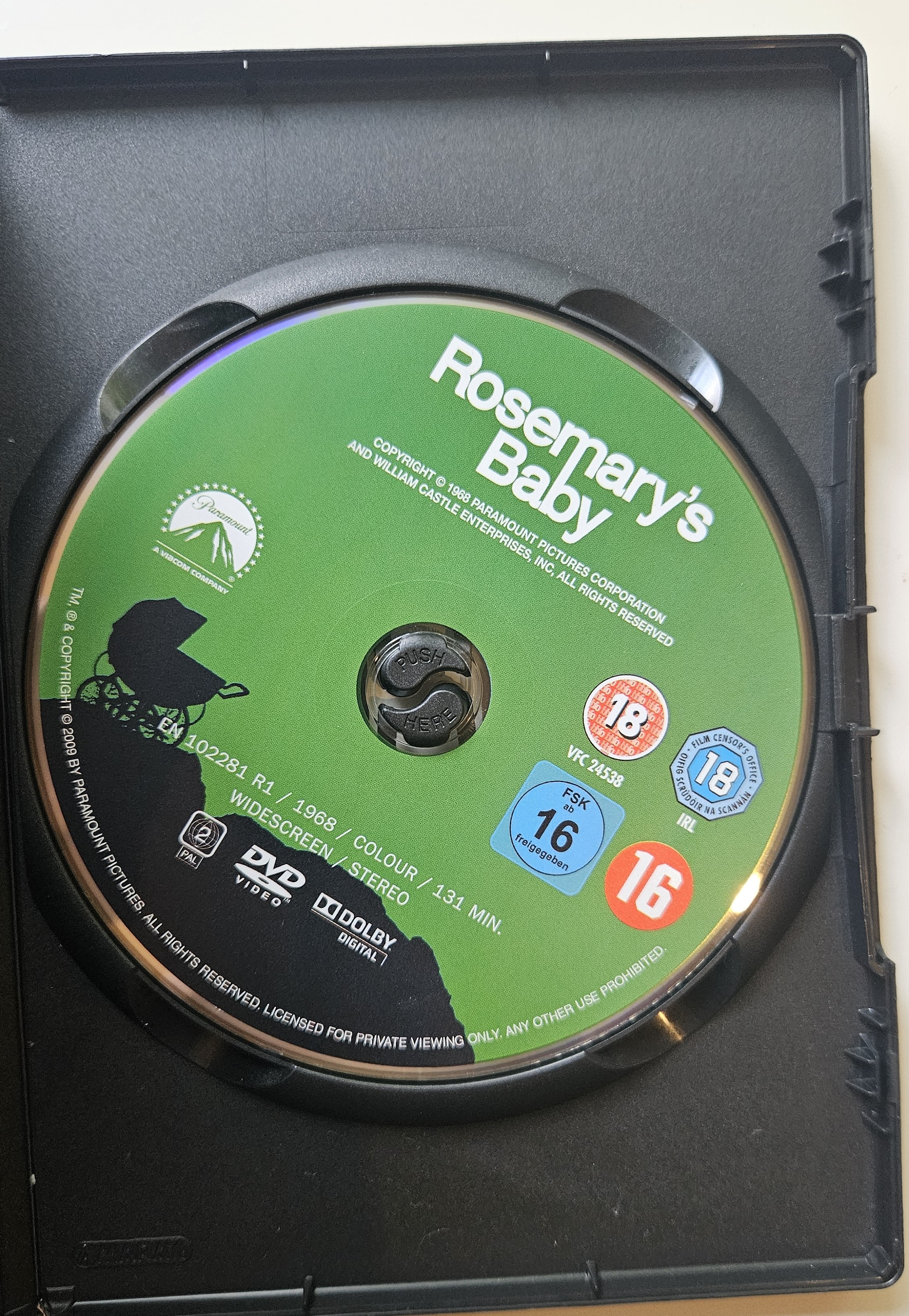 Rosemary’s Baby (1968) (DVD)