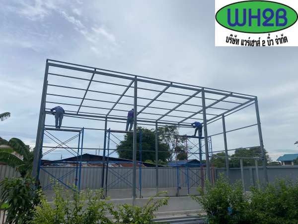 โกดังสำเร็จรูป ขนาด5.00x10.00 เมตร ท่าข้าม