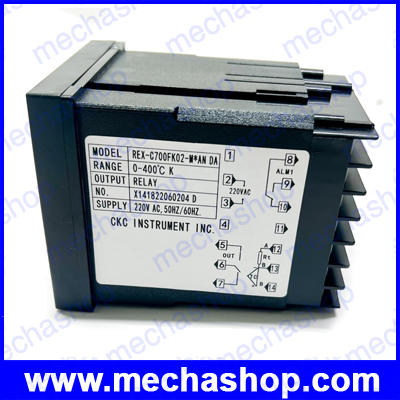 เครื่องควบคุมอุณหภูมิ PID Temperature Controller REX-C700FK02-M*AN DA AC 220V K type Input Relay Output 72*72mm