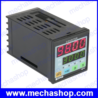 เครื่องนับจำนวนดิจิตอลพร้อมรีเลย์เอาพุท Preset 4 Digital Counter Intelligent 90-260V AC/DC Counter Meter Relay Output รองรับเซนเซอร์ PNP NPN /FH4-4CRNB