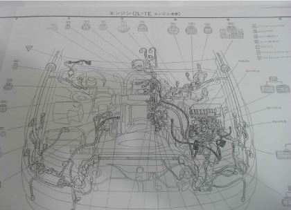 หนังสือ วงจรไฟฟ้า Wiring Diagram รถยนต์ TOYOTA Crown Mark II ปี 1993 เครื่องยนต์ 2L-TE ดีเซลหัวฉีด (JP)