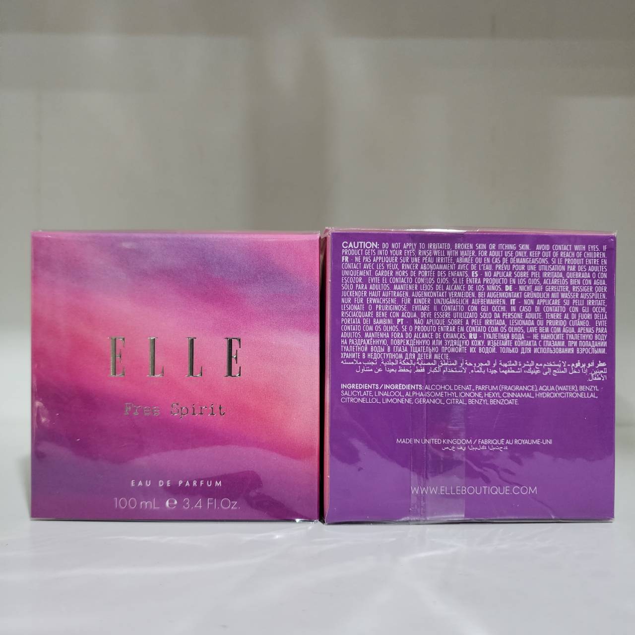 Elle Free Spirit Eau De Parfum 100 ml กล่องซีล