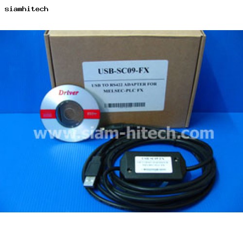 สายลิ้งค์PLC Mitsubishi รุ่น USB-SC09-FX หัวแบบUSB ใช้ได้กับ FX series (ของใหม่)