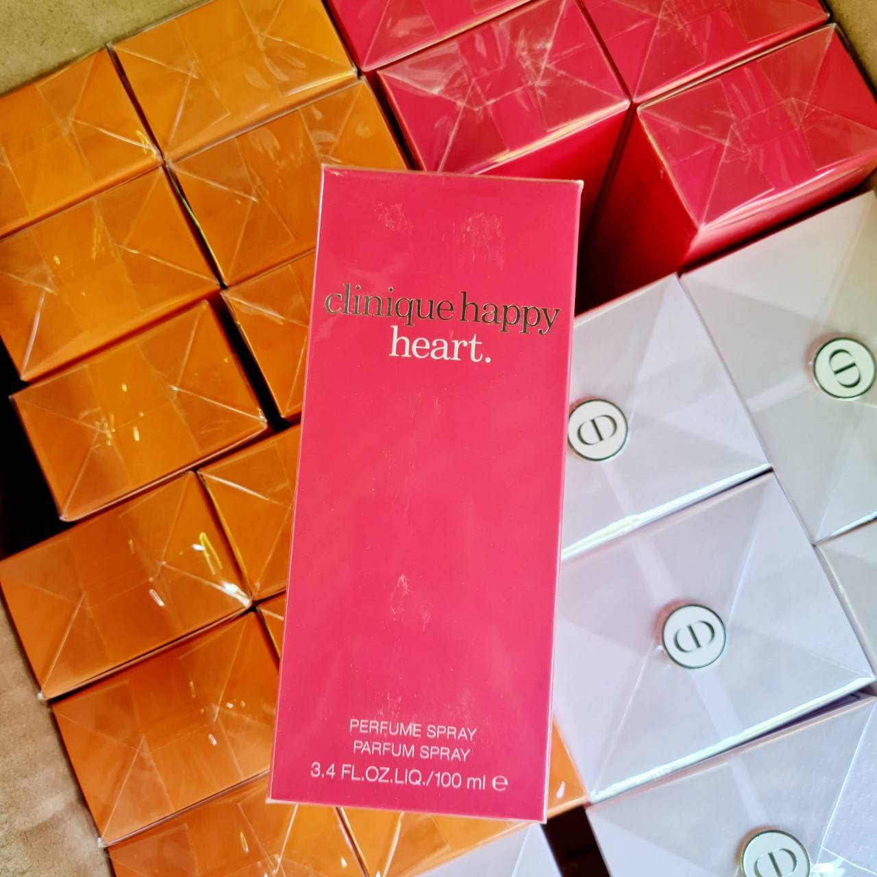 น้ำหอม Clinique Happy Heart Perfume Spray 100ml กล่องซีล
