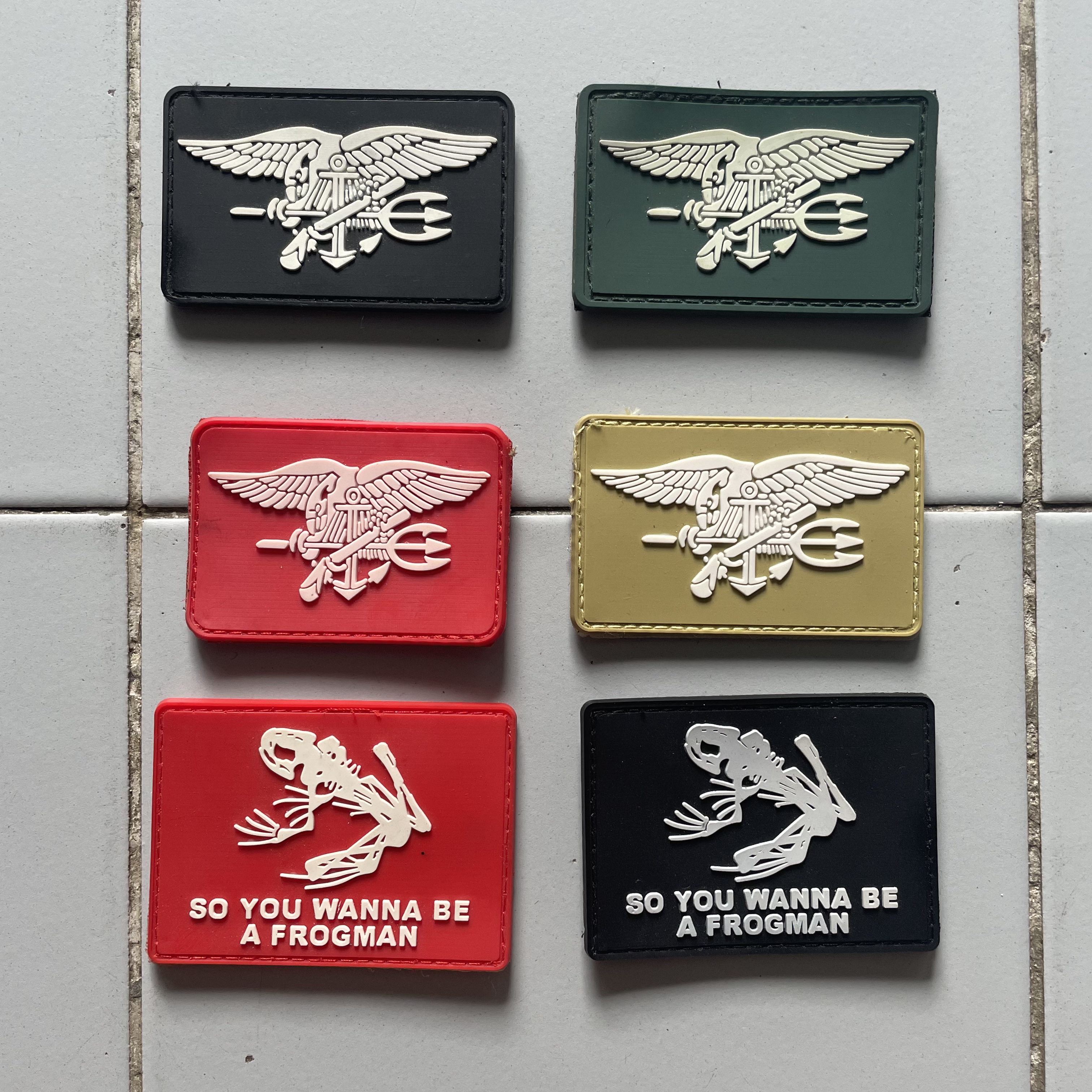 patch อาร์ม แบบ pvc กลุ่ม A (มีตีนตุ๊กแกทุกชิ้น)