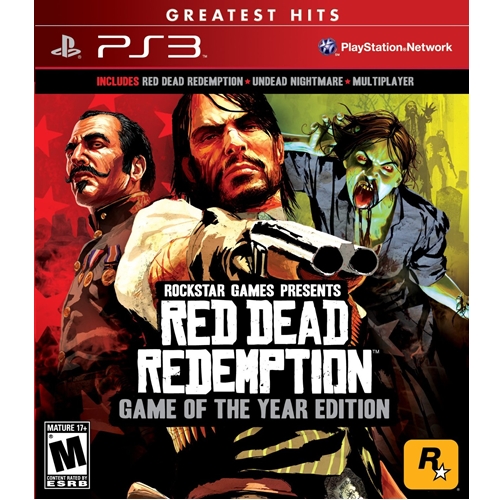 PS3: Red Dead Redemption Game of The Year Edition - Greatest Hits (Z1) [ส่งฟรี EMS]