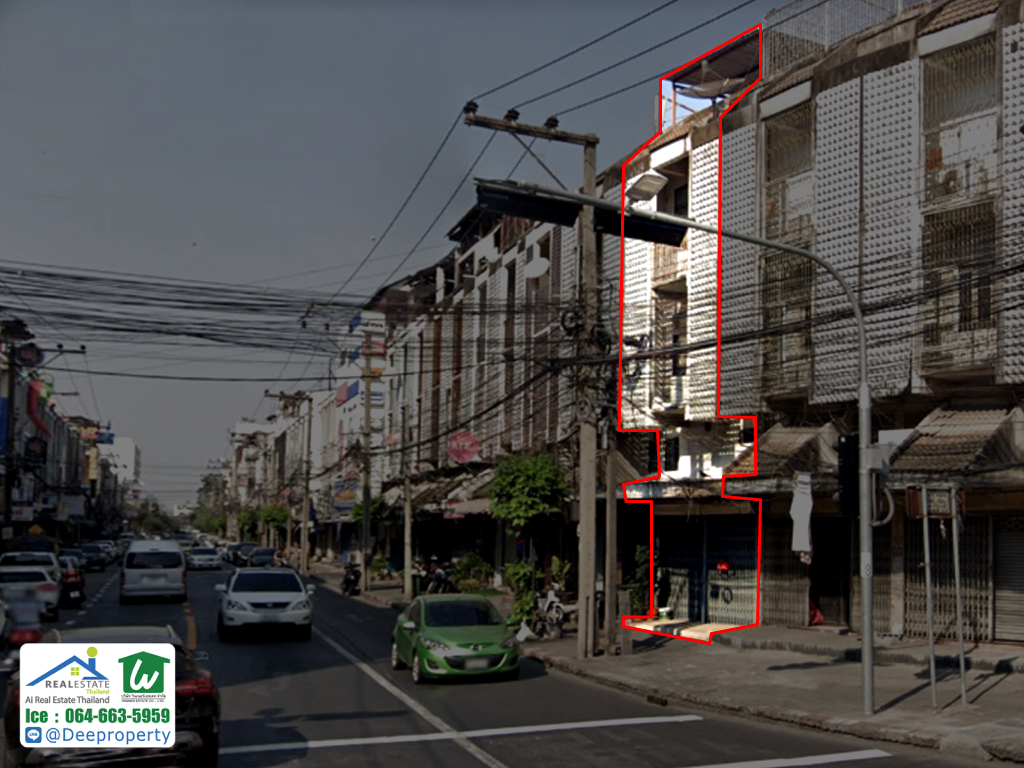 🏡SOLD OUT 🏢ตึกแถว อาคารพาณิชย์ 3 ชั้นครึ่ง มีดาดฟ้า เลขที่ 760 ติดสี่แยกเหม่งจ๋าย ไชน่าทาวน์ห้วยขวาง ทำเลนี้ราคานี้หาไม่ได้แล้ว