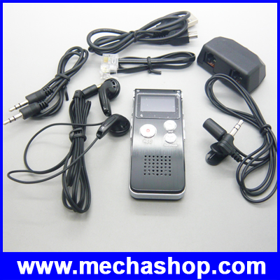 เครื่องบันทึกเสียง หน่วยความจำขนาด8GB Voice Activated USB Digital Audio Voice Recorder Dictaphone MP3 Player