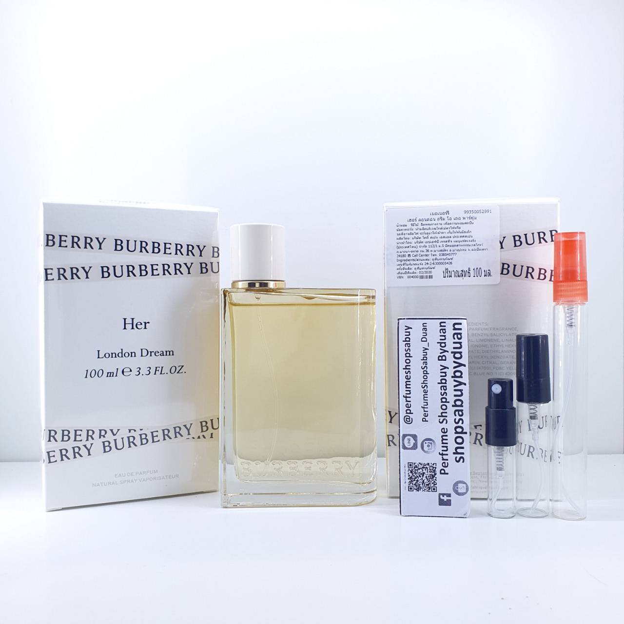 น้ำหอมแท้แบ่งขาย Burberry Her London Dream EDP 💦แบ่ง 💕Travel Size แบบทดลอง