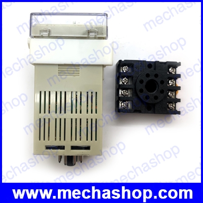 เครื่องนับจำนวนดิจิตอล ตัวนับจำนวน อุปกรณ์นับจำนวน 220V DH48J Digital Display Counter Counting relay 4 bit Digital screen + Socket Base