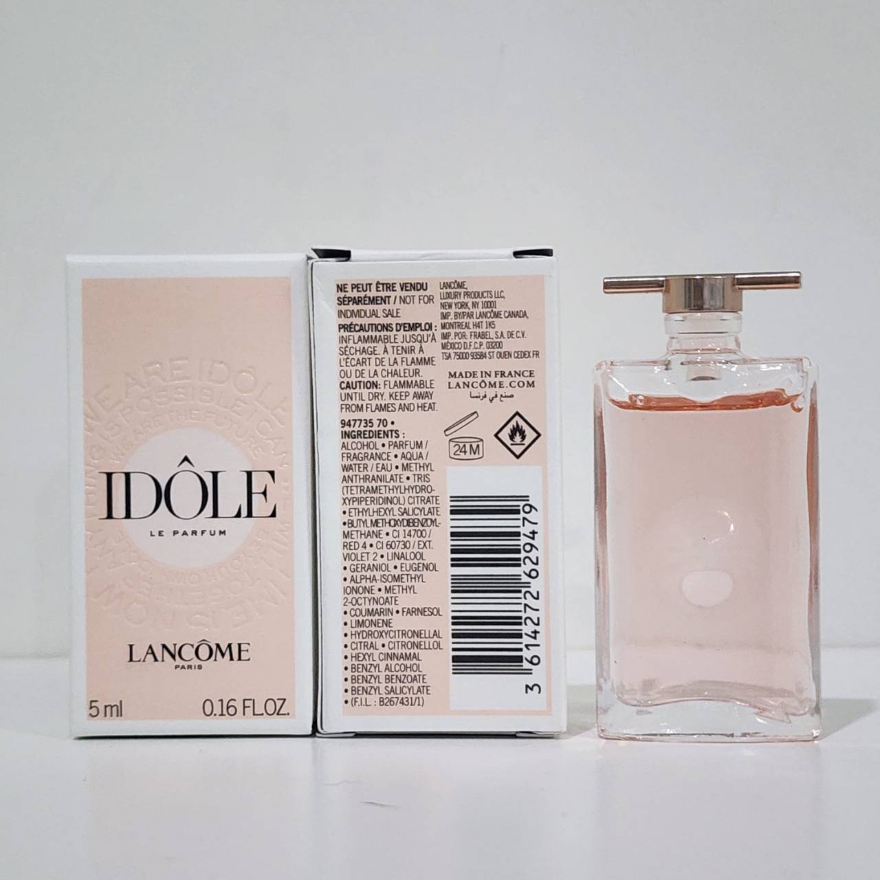 น้ำหอมจิ๋วมินิ Lancome Idole Le Parfum 5ml แบบแต้มมีกล่อง ( Mini Perfume น้ำหอมขนาดพกพา) น้ำหอมจิ๋วมินิ ขวดน่ารัก ตั้งโชว์ก็สวย พกพาก็สะดวก หัวแต้มตามจุดชีพจร