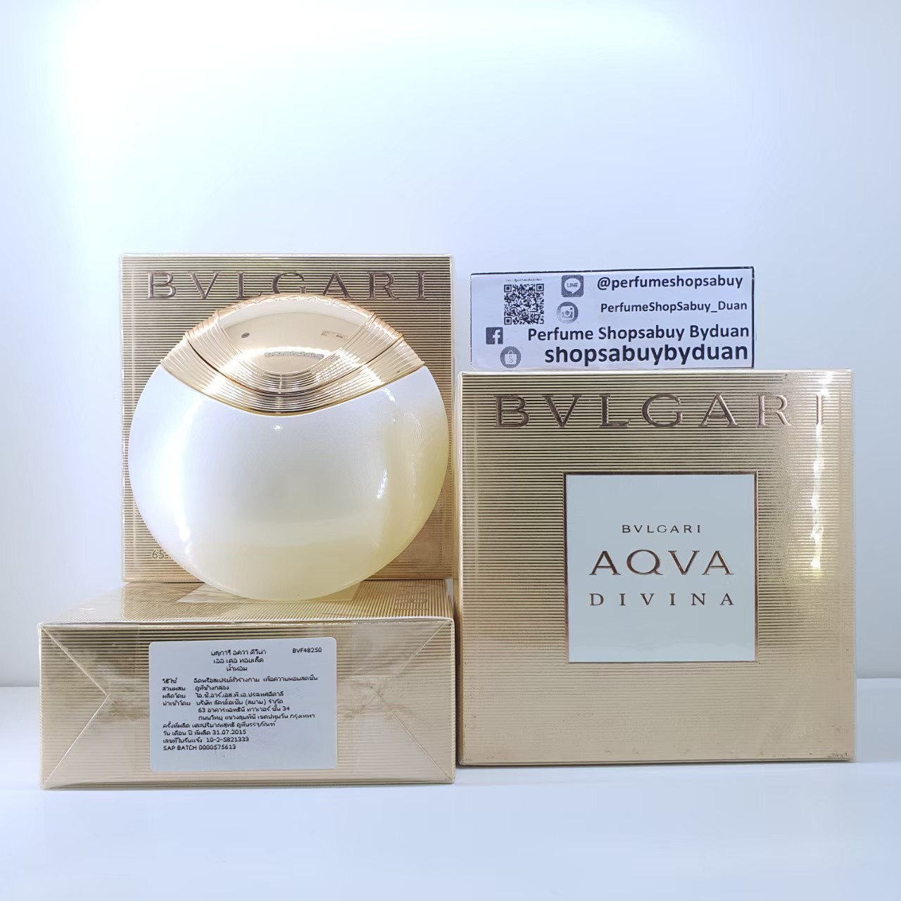 น้ำหอมแท้ Bvlgari Aqva Divina EDT 65ml กล่องซีลป้ายไทย กลิ่นนี้เลิกผลิต Discontinue