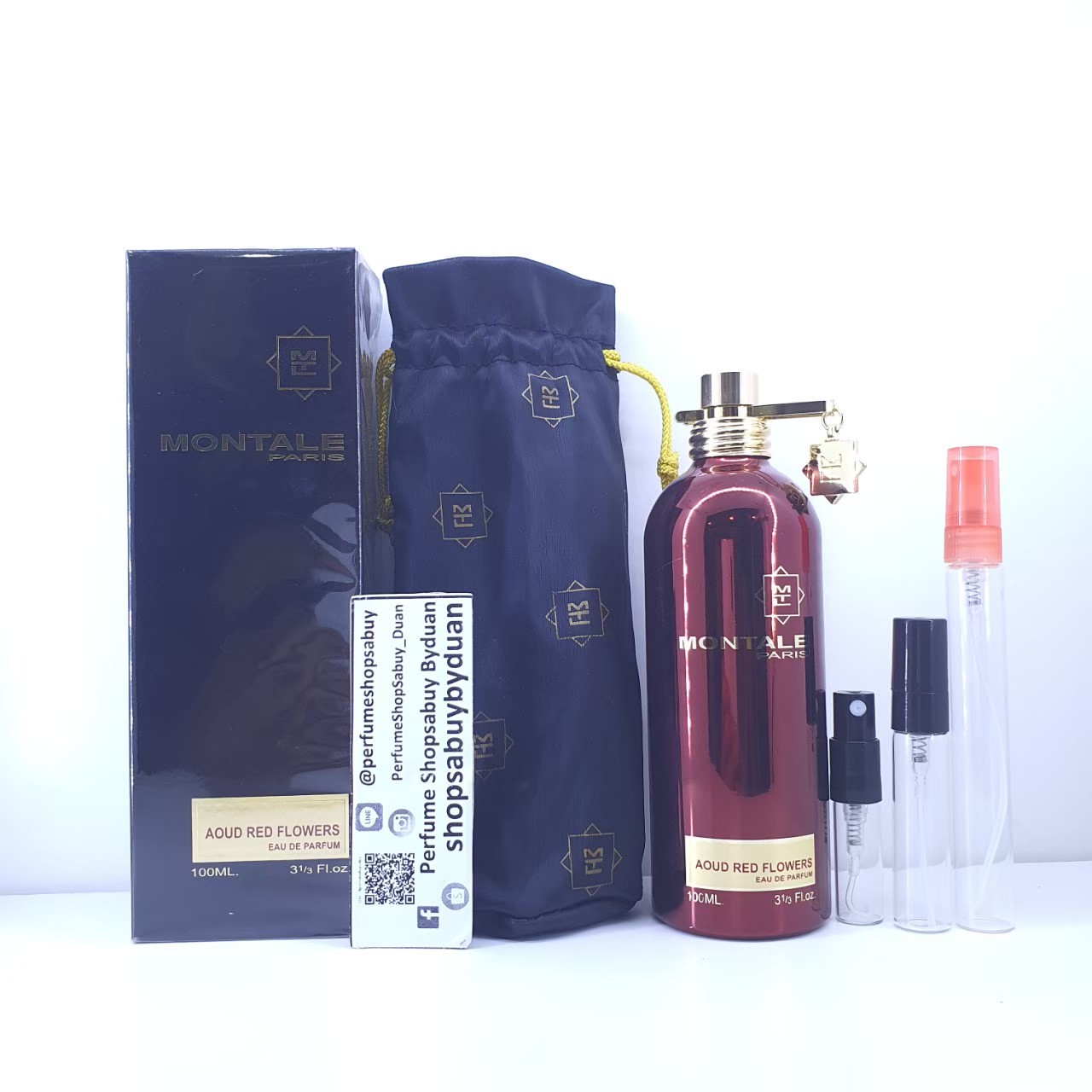 น้ำหอมแท้แบ่งขาย Montale Aoud Red Flower edp💕Travel Size #แบบทดลอง