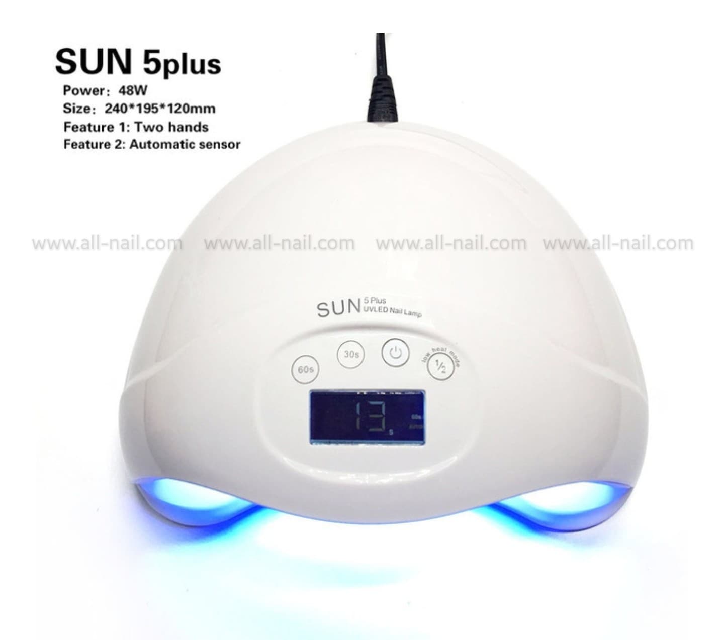 เครื่องอบเล็บเจล UV/LED 48w