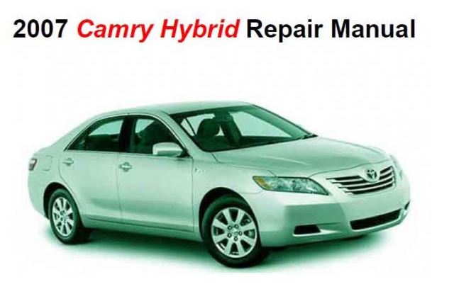 CD คู่มือซ่อม และ WIRING DIAGRAM TOYOTA CAMRY HYBRID เครื่องยนต์ 2AZ-FXE