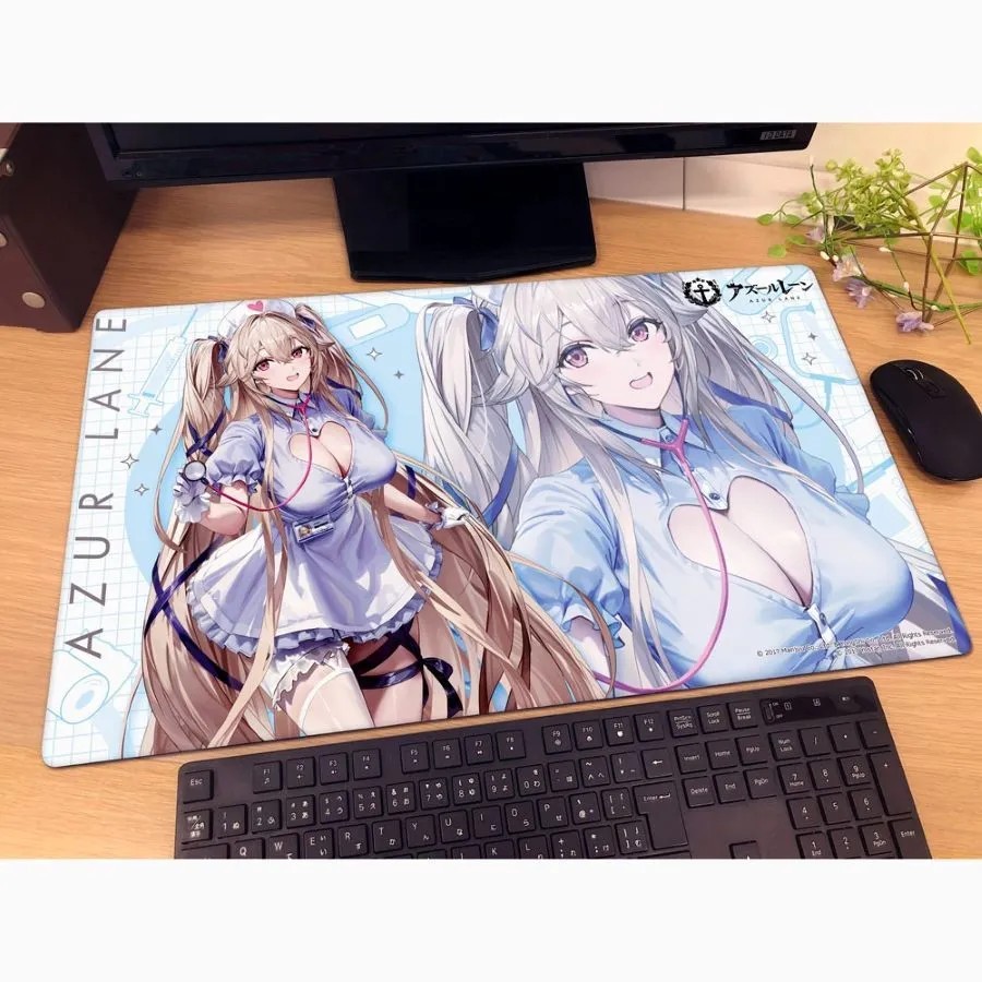 (30/10/25) Azur Lane Original Illustration Rubber Mat Anchorage / Nurse