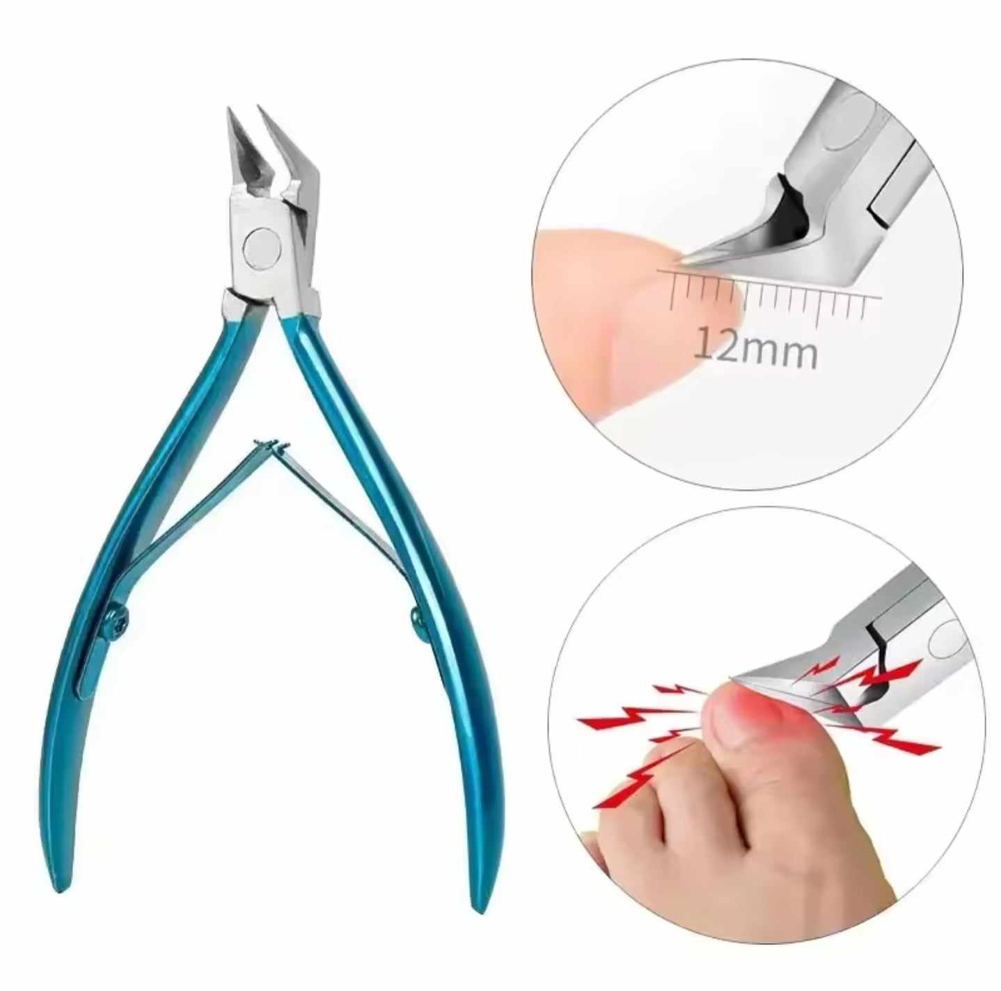 กรรไกรตัดซอกเล็บ ซอกหนัง ตัดเล็บขบ สแตนเลสไม่เป็นสนิม