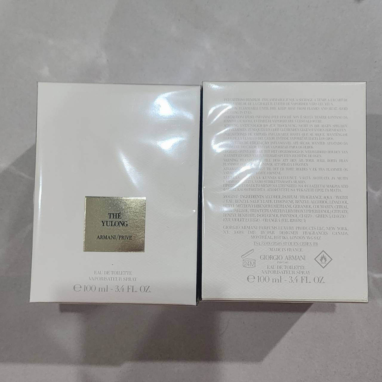 น่้ำหอมแท้ Giorgio Armani Prive Les Eaux - The Yulong EDT 100ml กล่องซีล