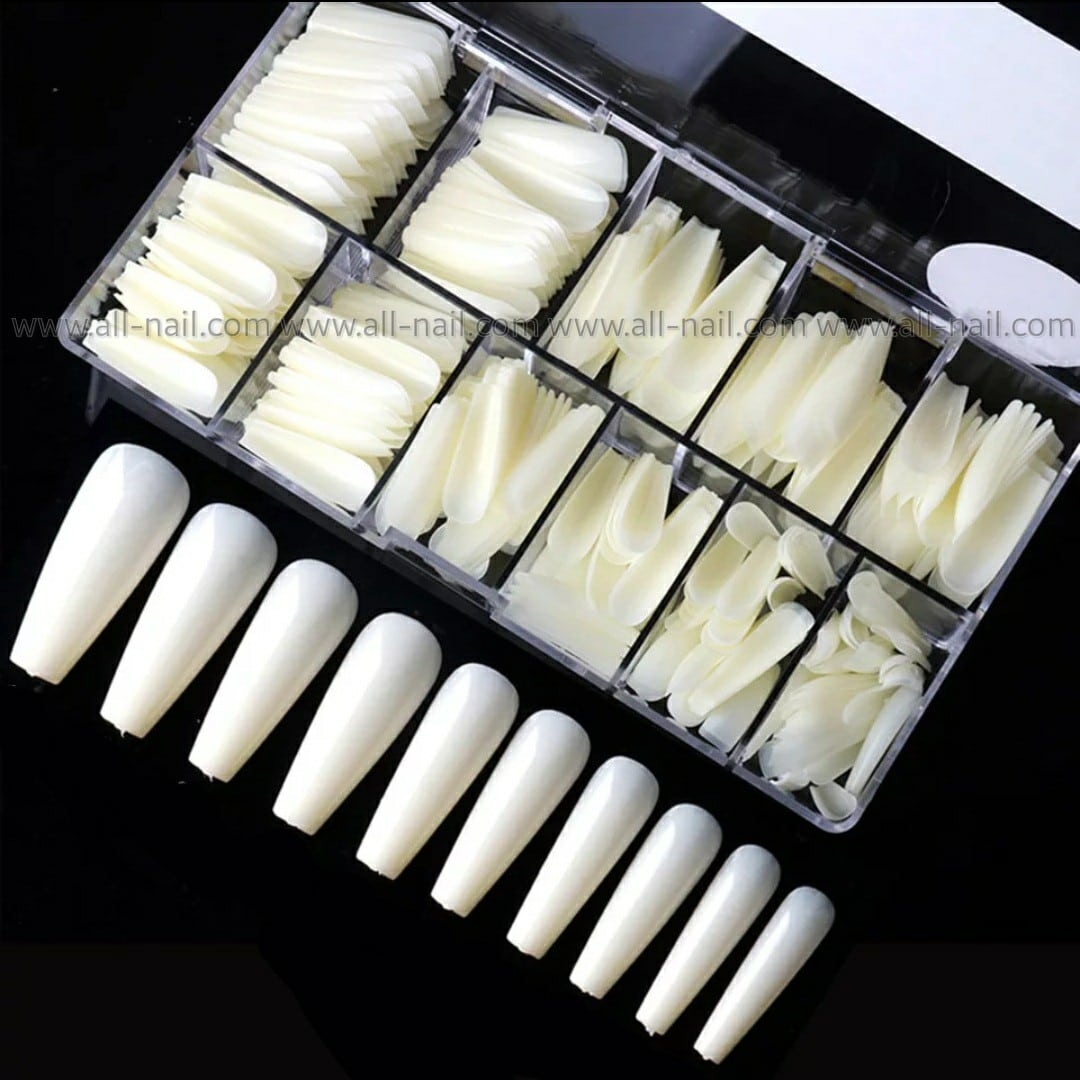 เล็บปลอม iBeautyLead ทรงคอฟฟิน(Coffin) 500ชิ้น