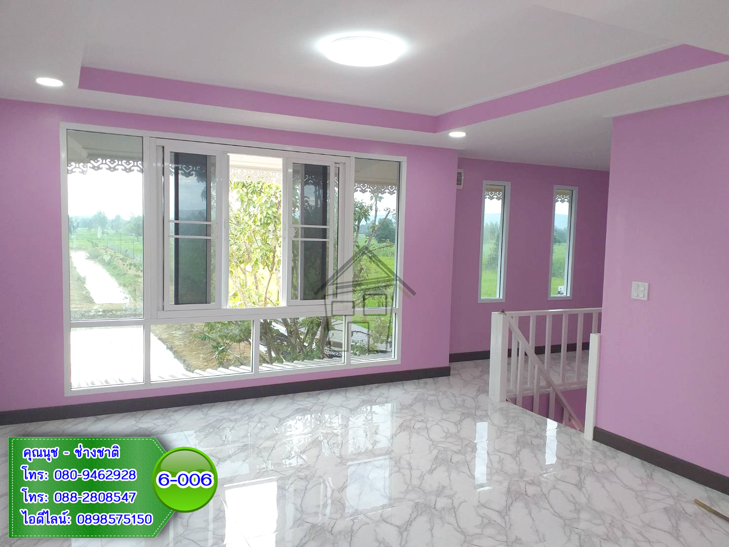 6-006 บ้านน็อคดาวน์ - บ้านหลังใหญ่ - ทรงมะนิลา