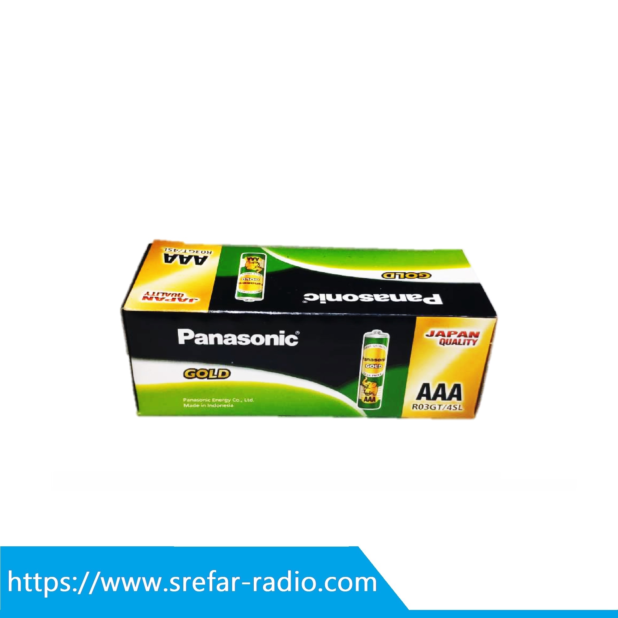ถ่าน Panasonic GOLD AAA R03GT/4SL