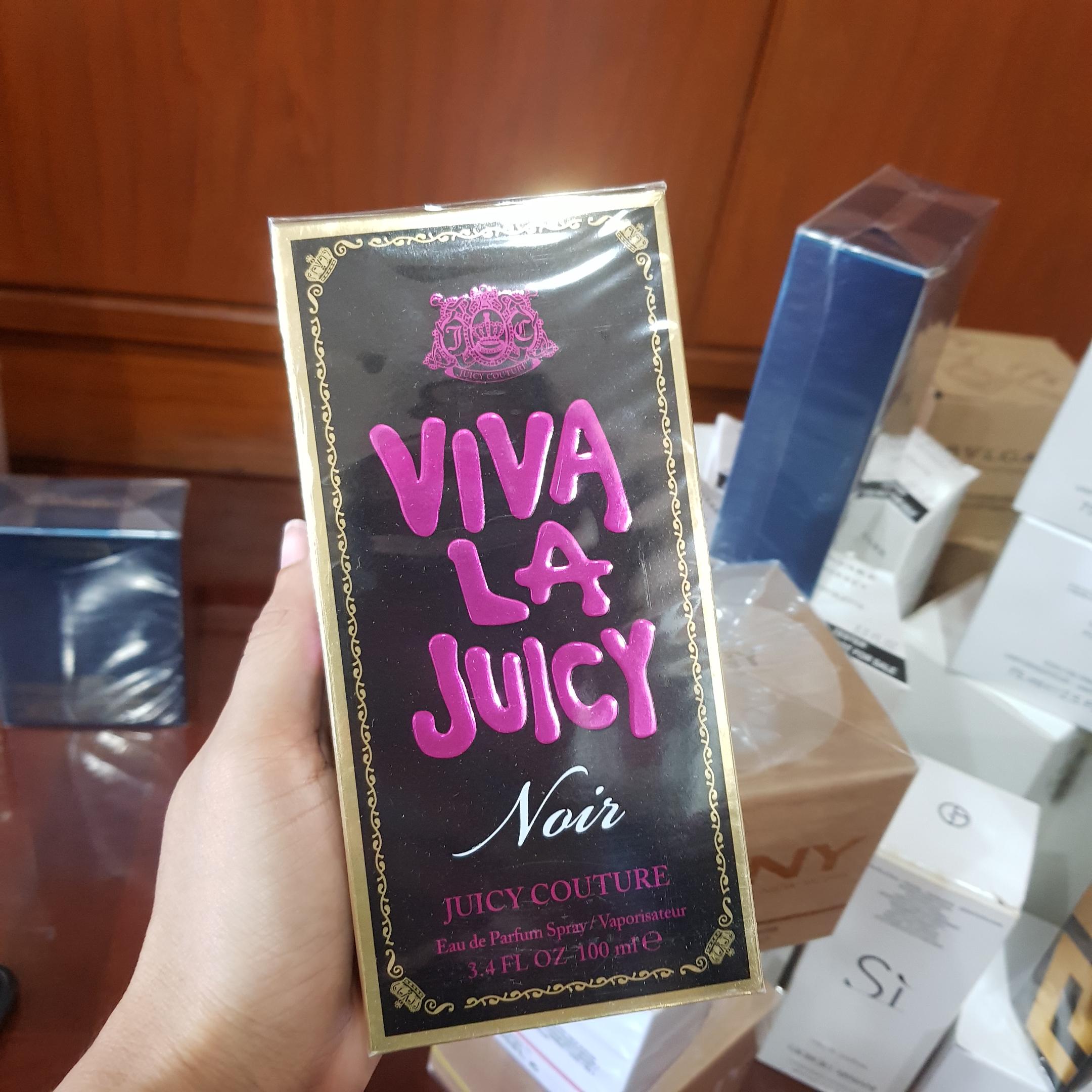 น้ำหอมแท้ Juicy Couture Viva Juicy Noir by Juicy Couture EDP 100มิล กล่องซีล