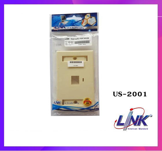 LINK US-2001 FACE PLATE 1 PORT