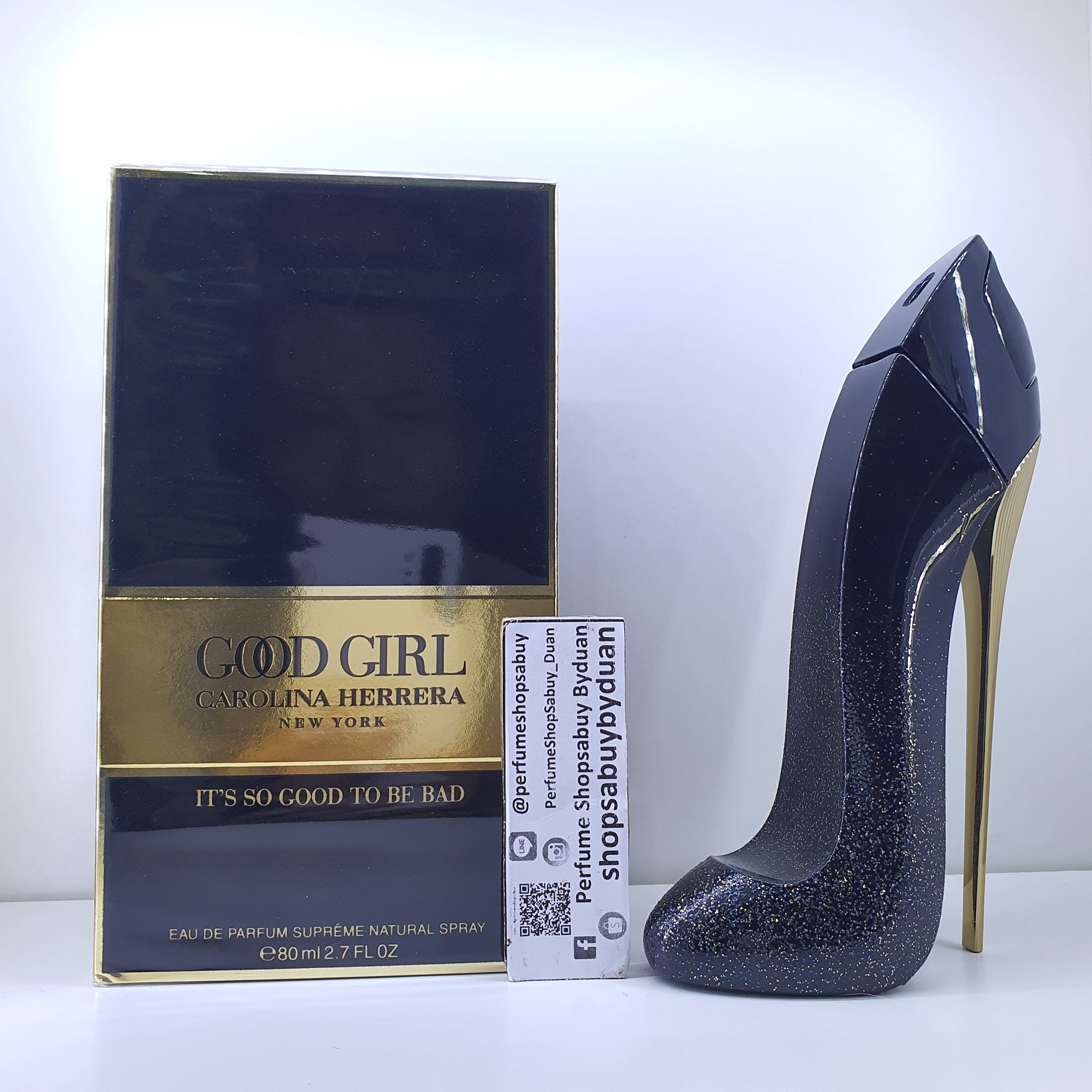 น้ำหอมแท้ Carolina Herrera Good girl Supreme edp 80ml กล่องซีลป้ายไทย