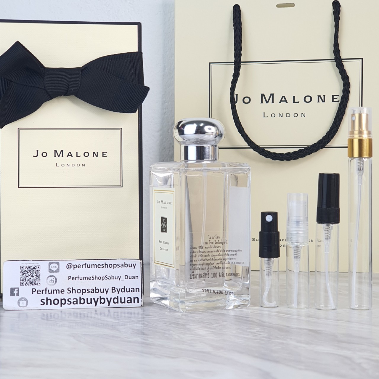 น้ำหอมแท้แบ่งขาย Jo malone Red Roses Cologne 💕Travel Size #แบบทดลอง