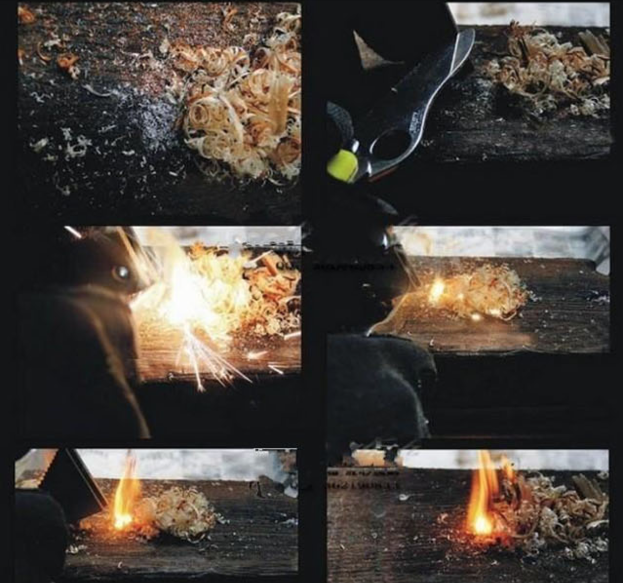 ชุดจุดไฟ -magnisium fire starting tool